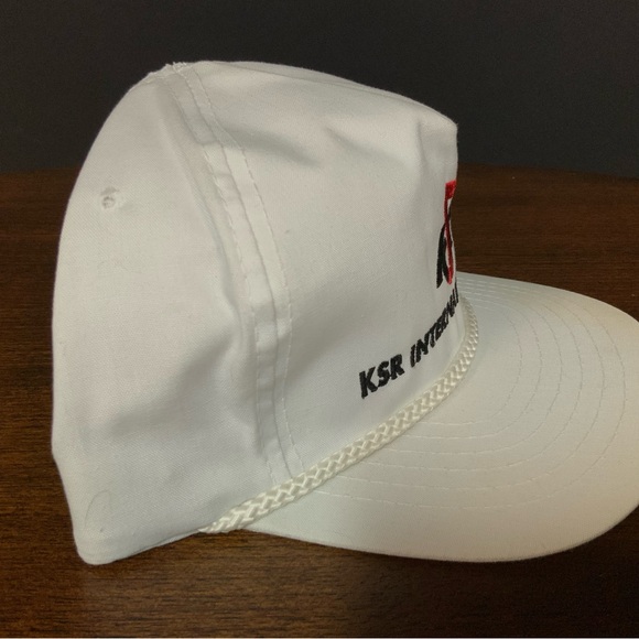 Vintage White KSR International company baseball hat - Picture 2 of 4